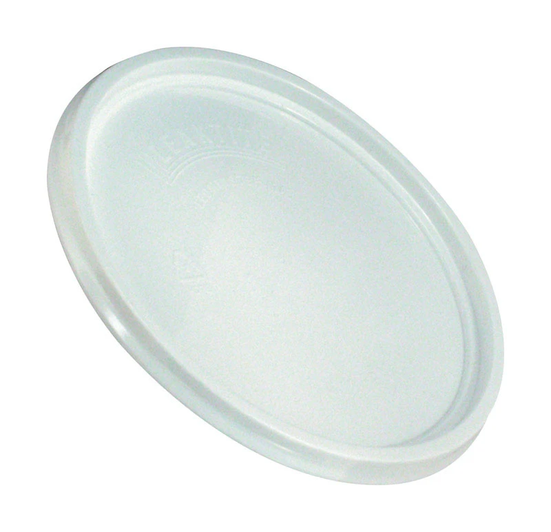 White Plastic Pail Lid For 1 Gallon Container