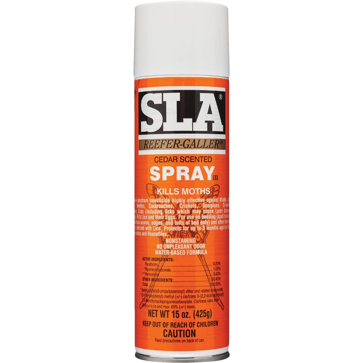 Reefer Galler Moth And Insect Spray Cedar Scent 15 Ounce Aerosol Can