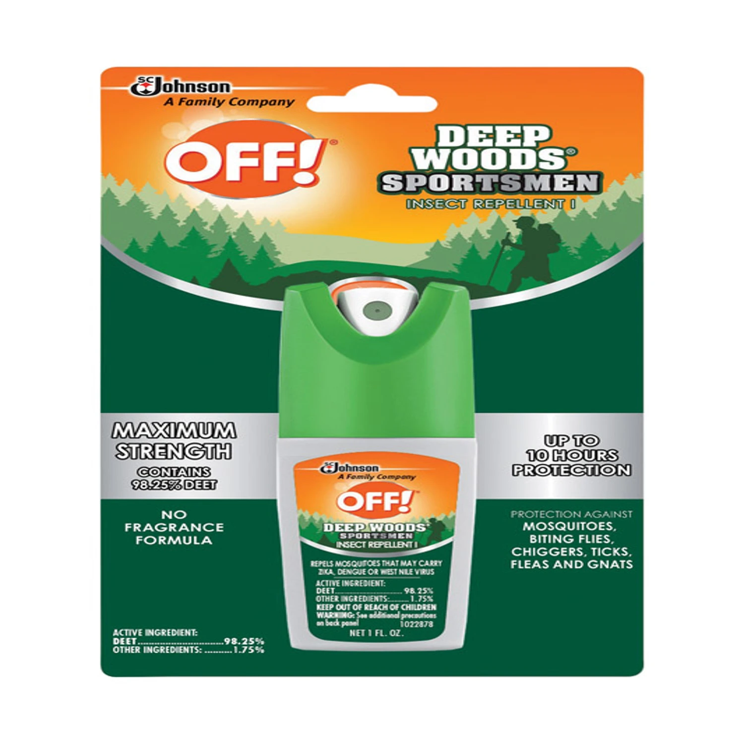 Sportsmen Deep Woods Insect Repellent, 1 Ounce Bottle