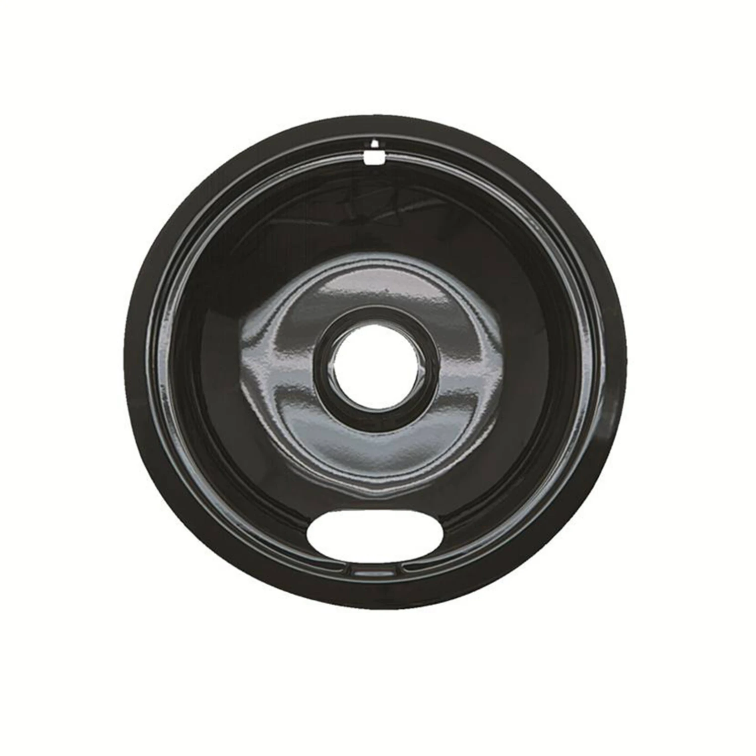 Electric Range Drip Pan For A Series Plug-in Element, Non-stick Porcelain, 8 Inch Diameter