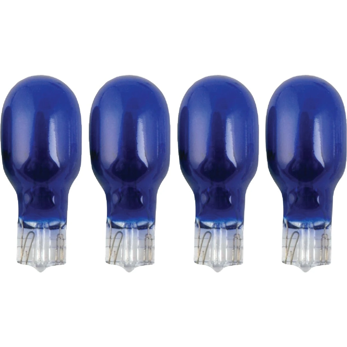 4-watt Blue Glass T5 Wedge Base Incandescent Replacement Light Bulb (4-pack)