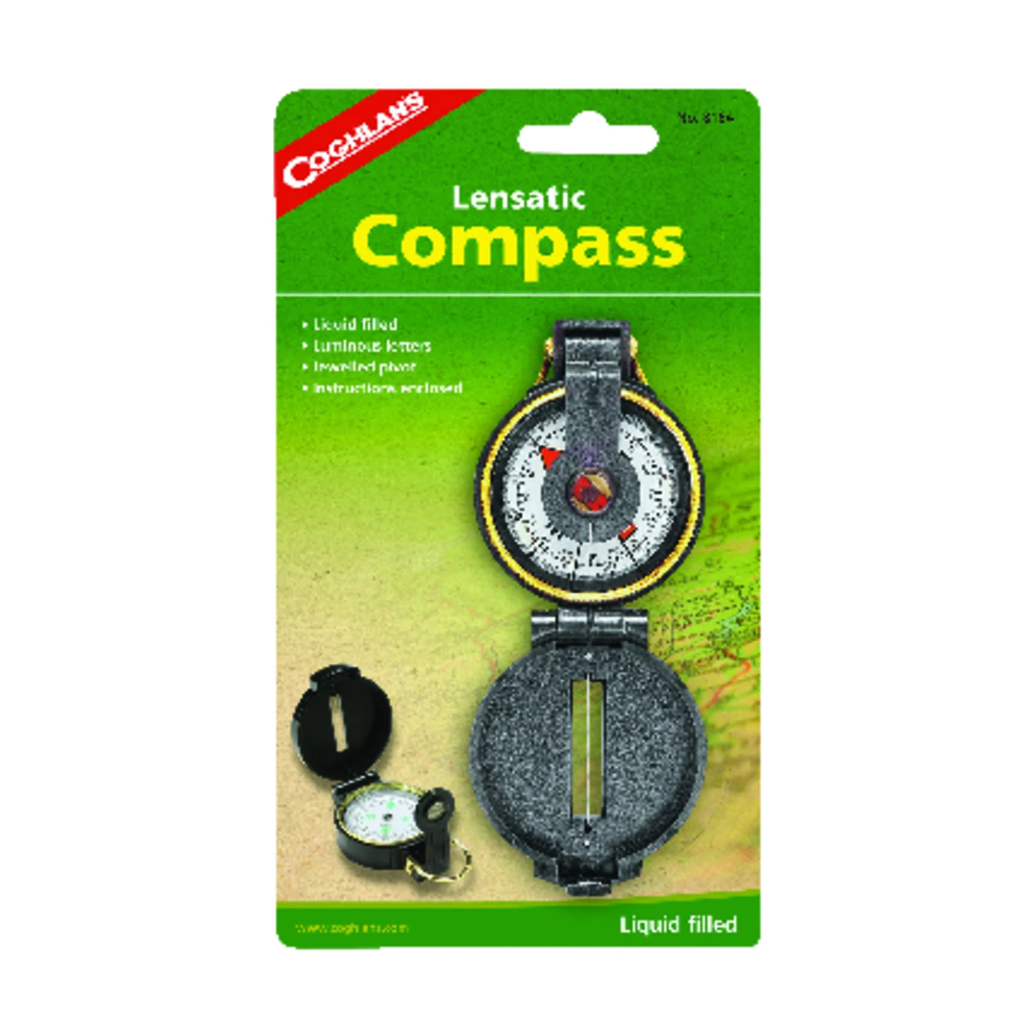 Liquid-filled Compass With Durable Housing And Clear Directional Markings