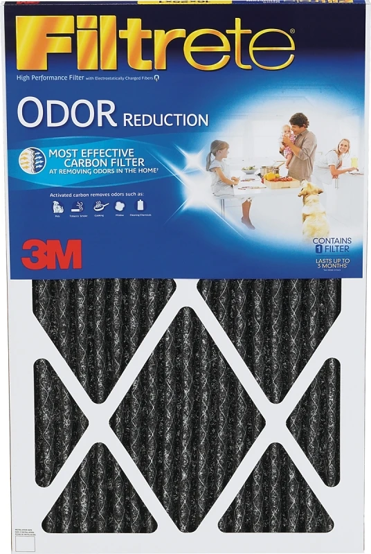 Filtrete Odor Reduction Furnace Filter, 20x25x1-in.,