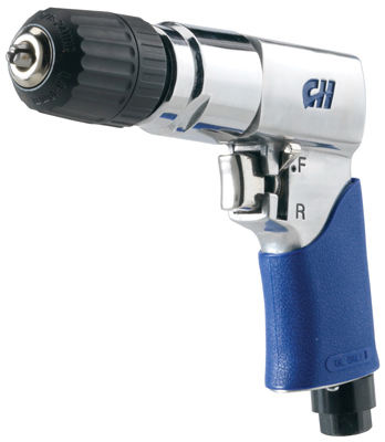 3/8 In. Reversible Air Drill With Keyless Chuck, Model Tl054500av