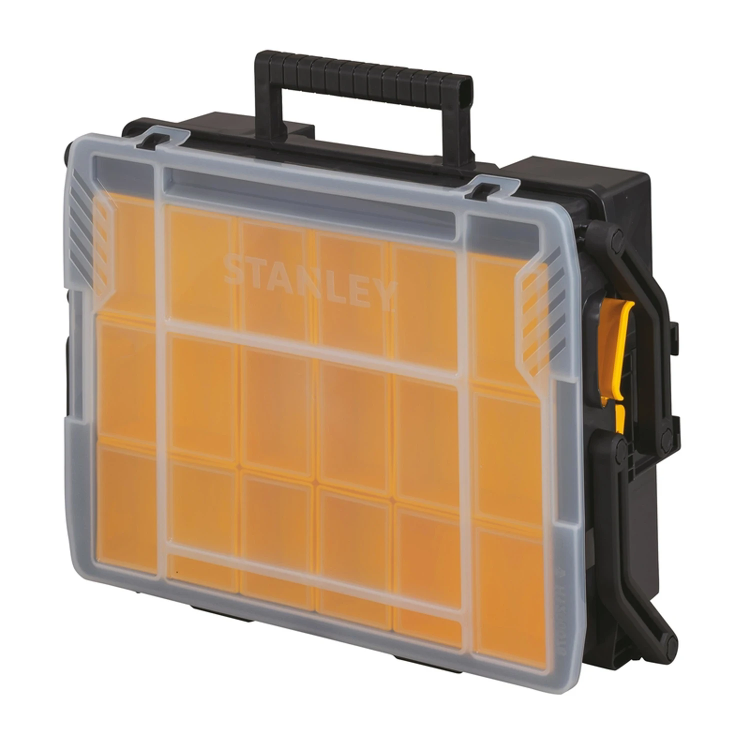 Multi-level Organizer Storage Container With Multiple Compartments For Efficient Tool And Small Parts Storage