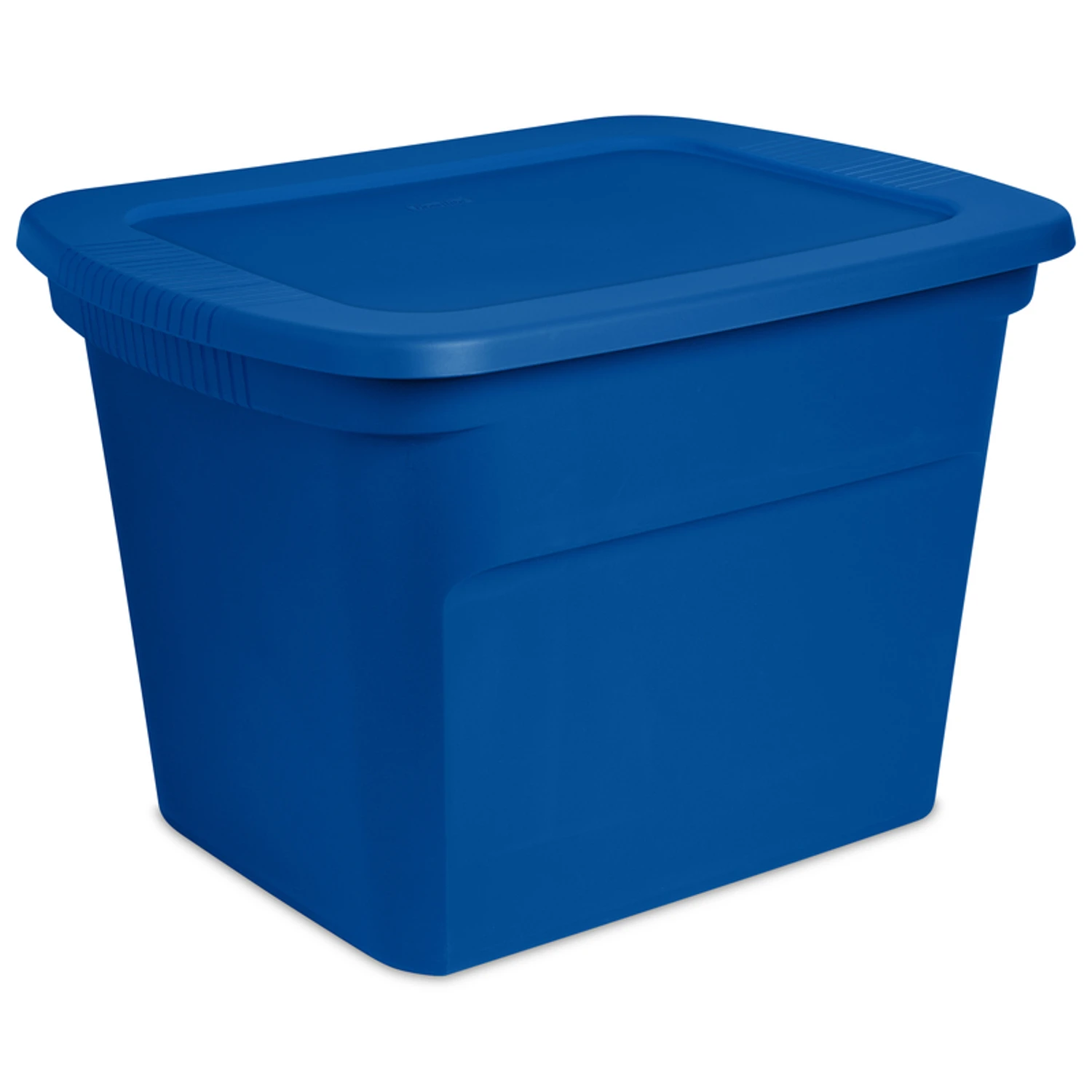 Storage Tote, Blue Marine, 18-gallons
