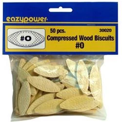 Compressed Wood Biscuits For All Plate Joiners, #20, 50-pk.