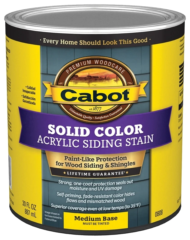 Exterior Acrylic Stain Medium Base Quart