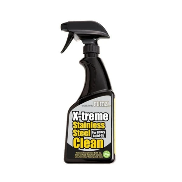 X-treme Stainless Steel Cleaner - 16 Ounce Spray Bottle For Heavy Build-up Removal