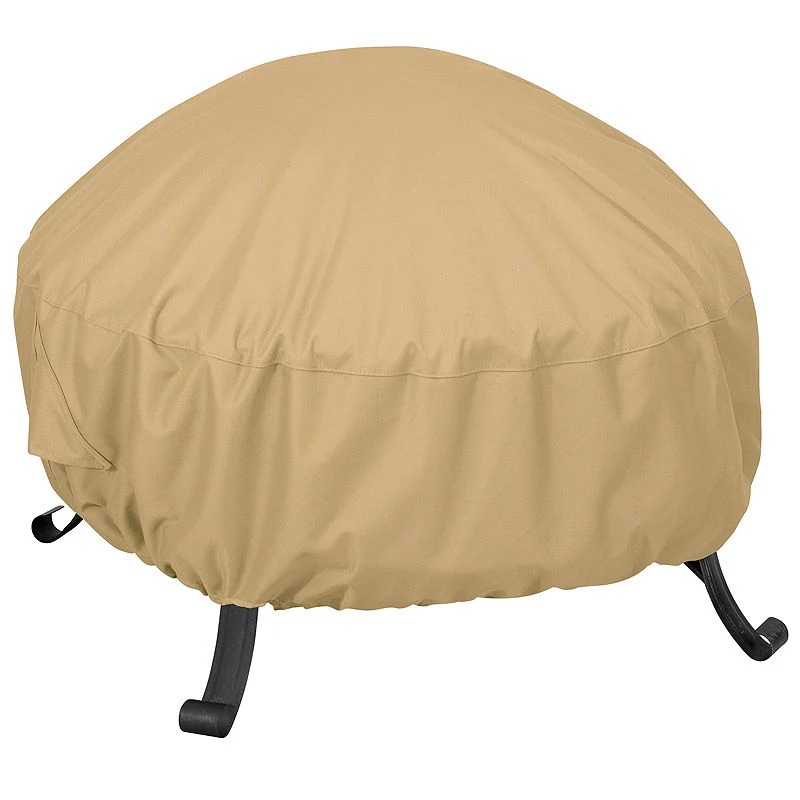 Terrazzo 30 Inch Round Fire Pit Cover - Water-resistant, Full Coverage