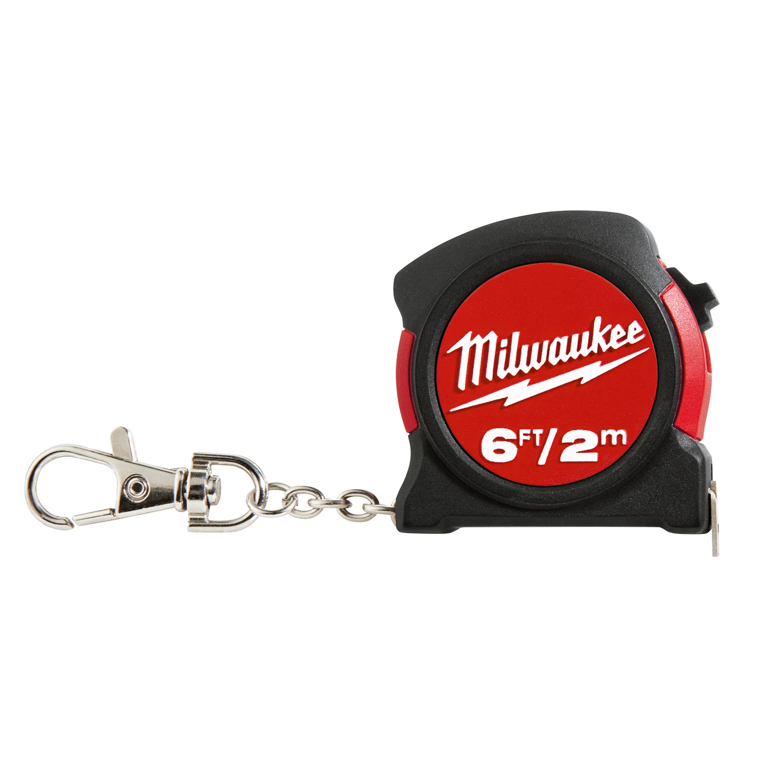 Milwaukee 6 Ft. L X 1.2 In. W Pocket Keychain Tape Measure Red 1 Pk