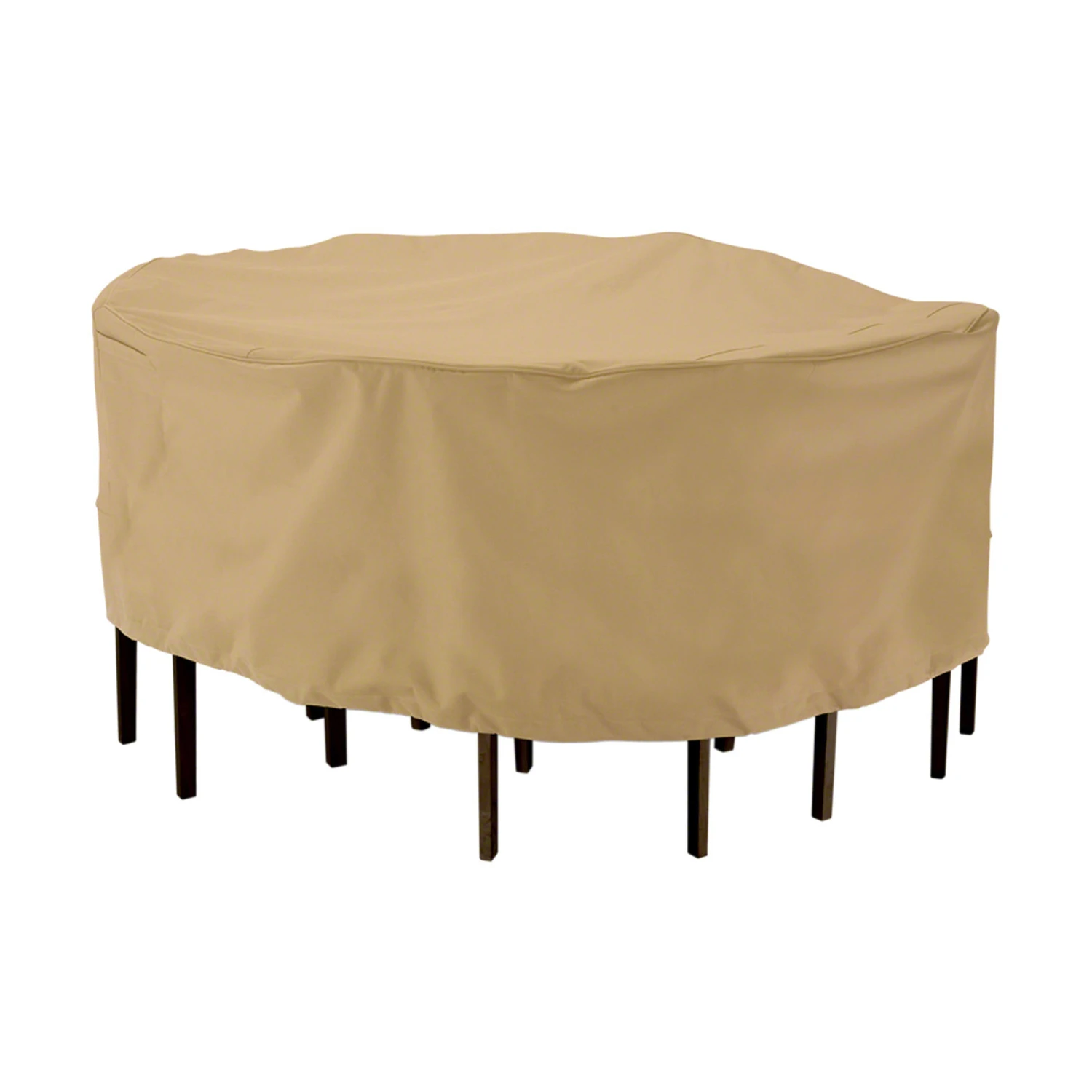 23 In. H X 94 In. D Tan Polyester/pvc Table Cover