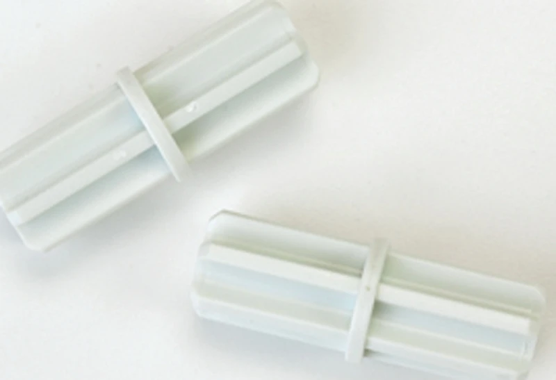 2-pack White Hang Bar Connectors