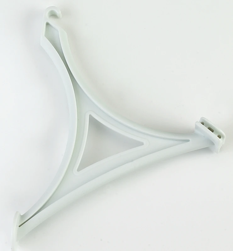 White Universal Shoe Shelf Support Bracket For Adjustable Shelving Systems