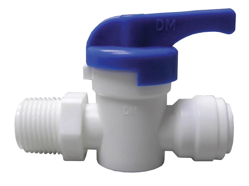 Straight Stop Quick Connect Valve, 3/8 Inch By 3/8 Inch