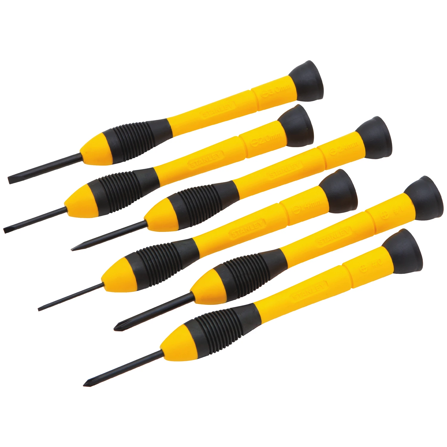 6-piece Precision Screwdriver Set With Various Tip Sizes For Detailed Work