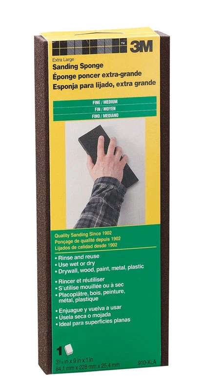 Extra Large Medium Grit All Purpose Sanding Sponge For Area Sanding