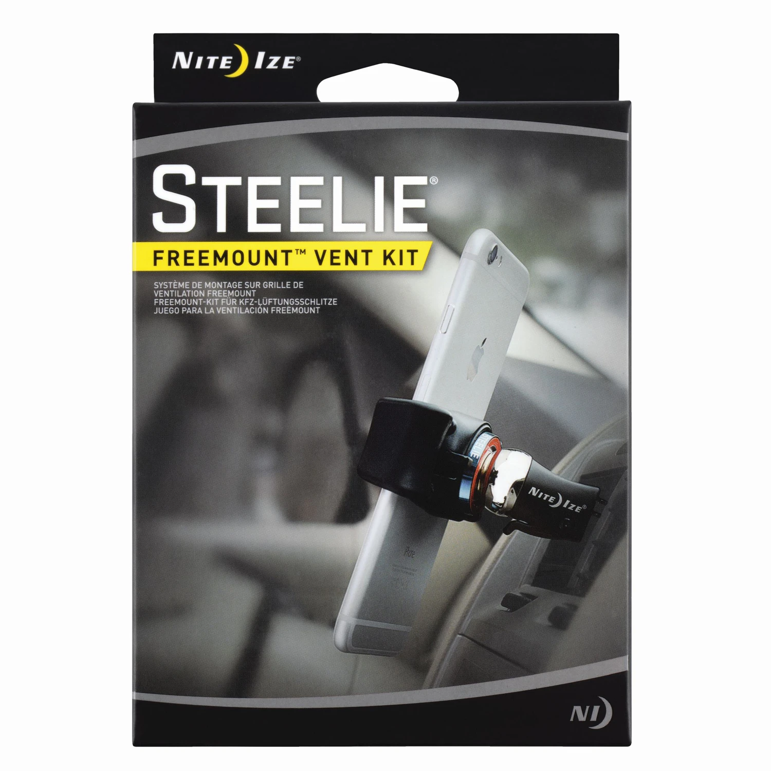 Steelie Freemount Phone Vent Kit For Vehicle Air Vents With Magnetic Mounting System