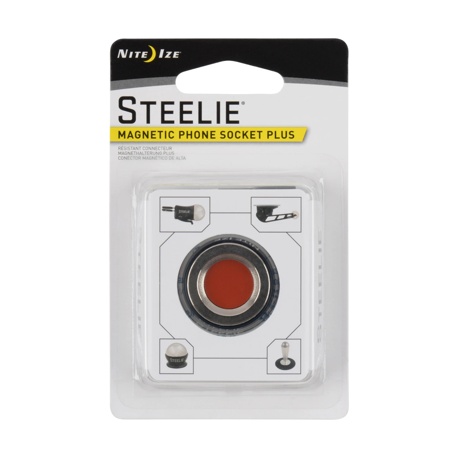 Steelie Magnetic Phone Socket Plus Universal Mounting System For Smartphones