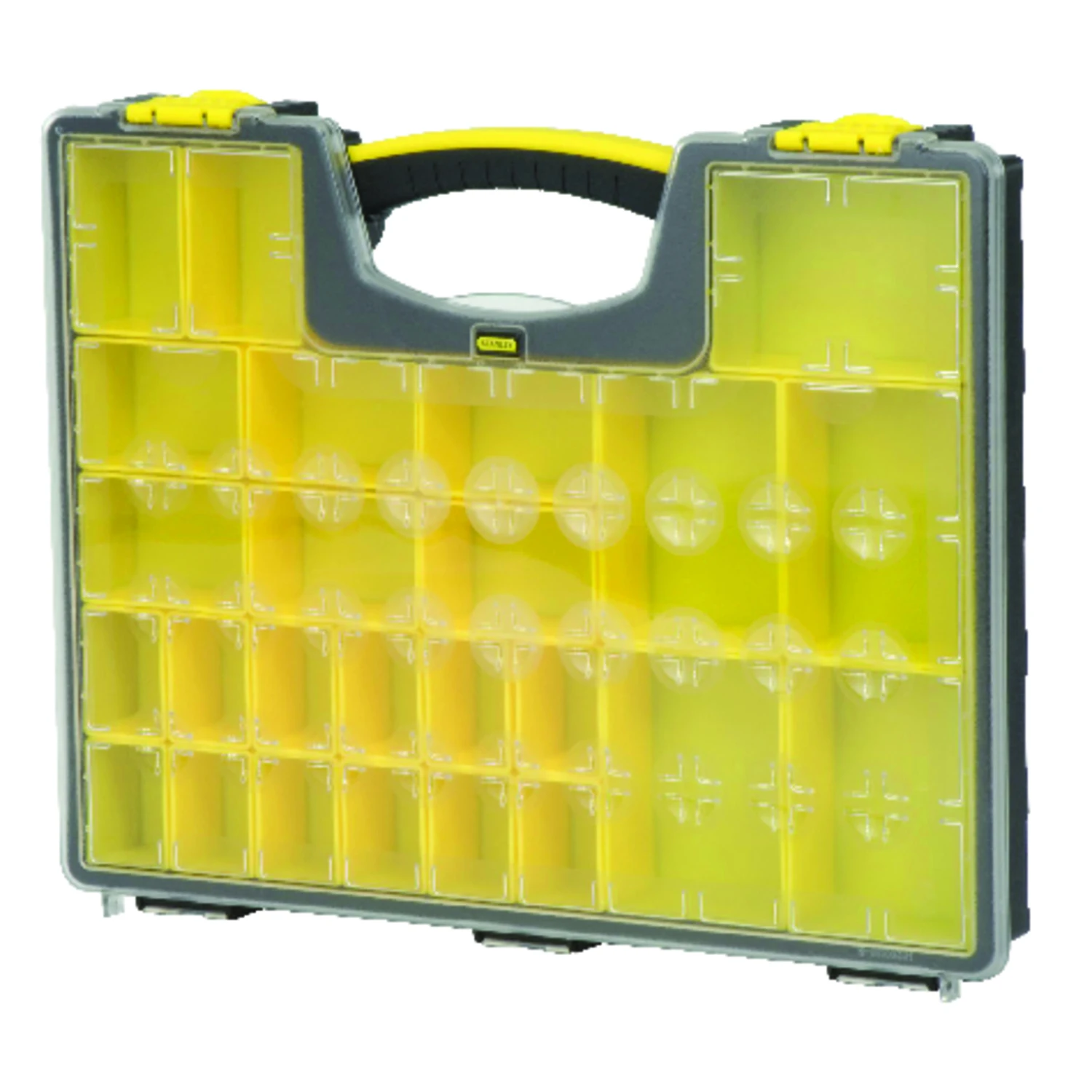 25-compartment Professional Parts Storage Box, 16.7 In. W X 2.15 In. H