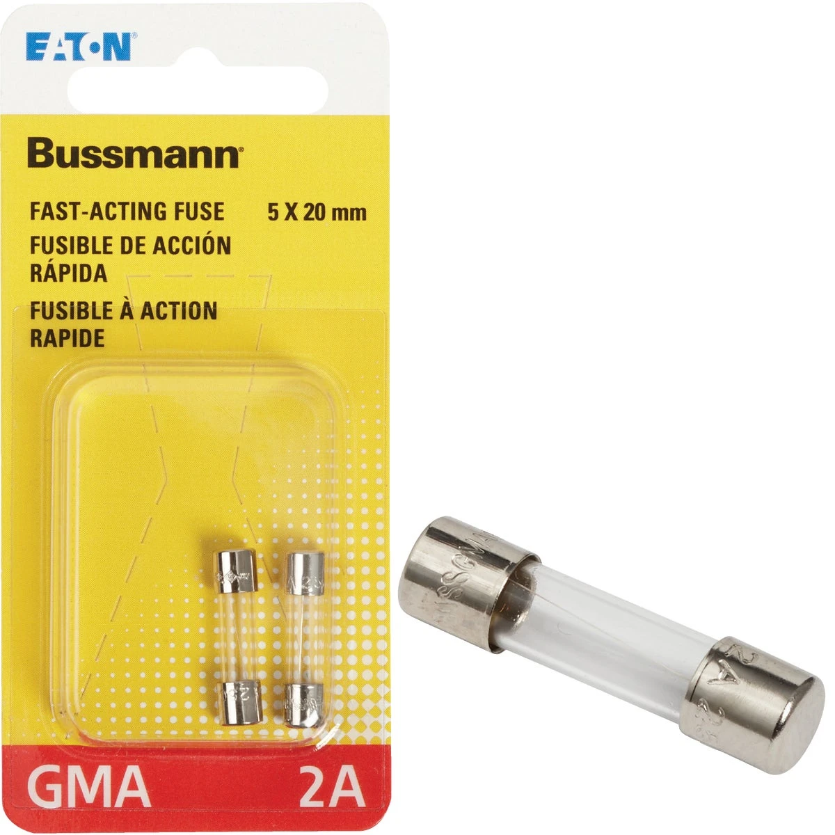 2a Gma Glass Fuse, 2-pk.