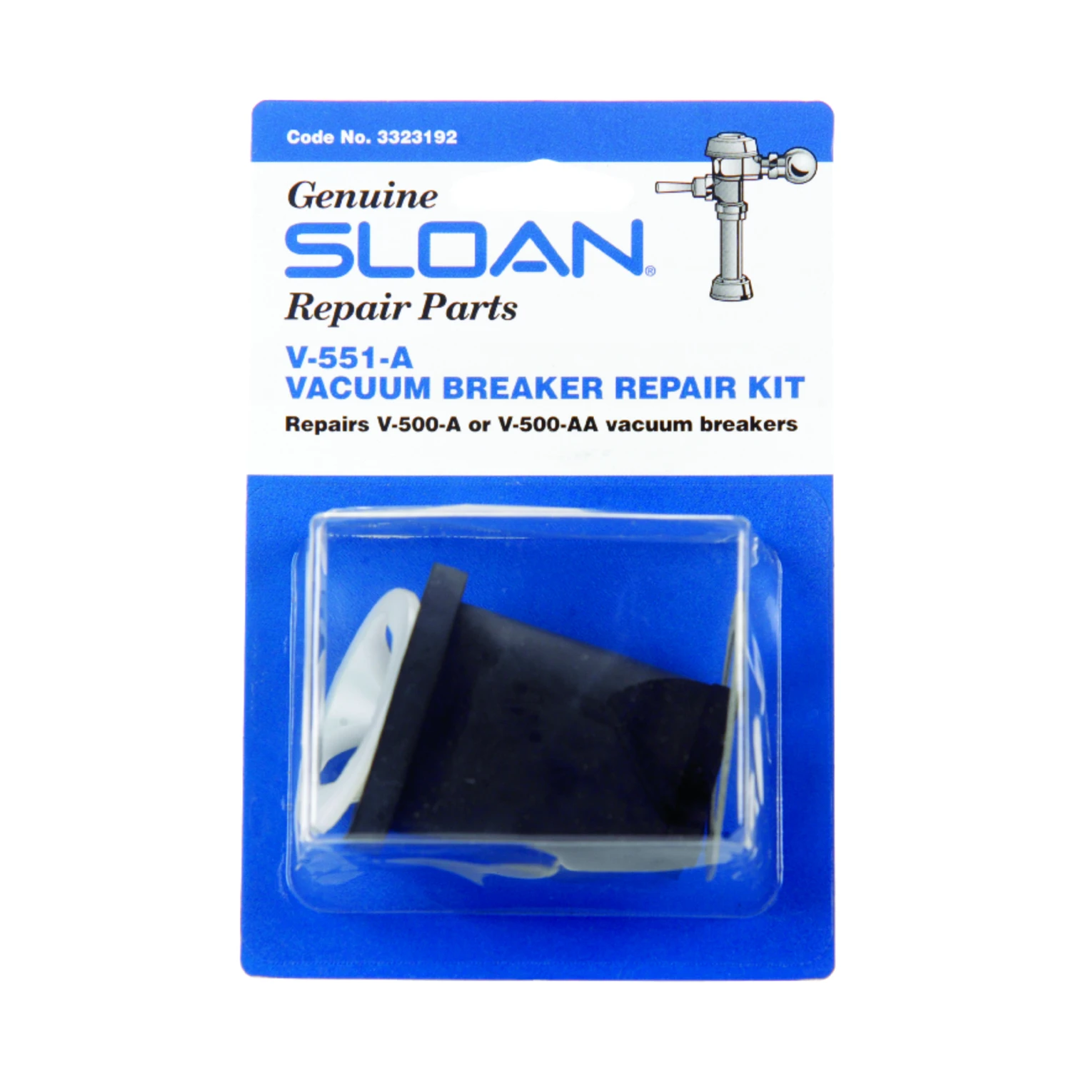 Vacuum Breaker Repair Kit Black Plastic/rubber 3323192