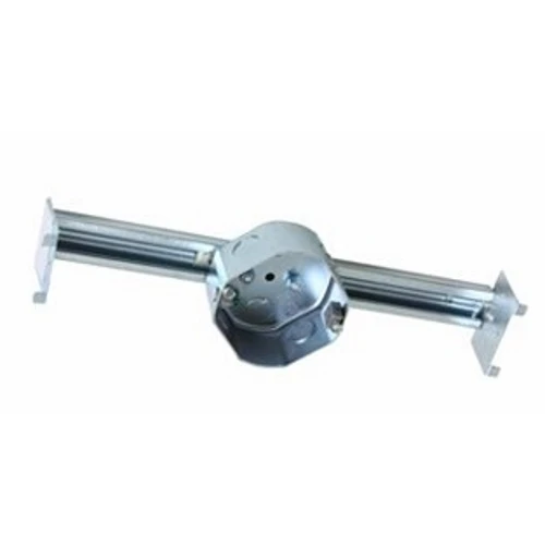 55501 4" Octagon Box With Hanger, 1-1/2" Deep For New Construction