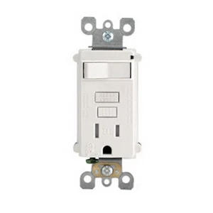 T7299-t Decora Smartlockpro Gfci Outlet With Switch 125 Volt 15 Amp Light Almond