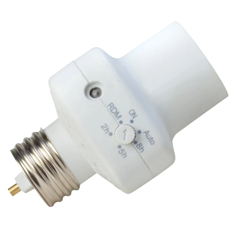 Indoor Light Control Socket With Programmable Timer For Automated Lighting