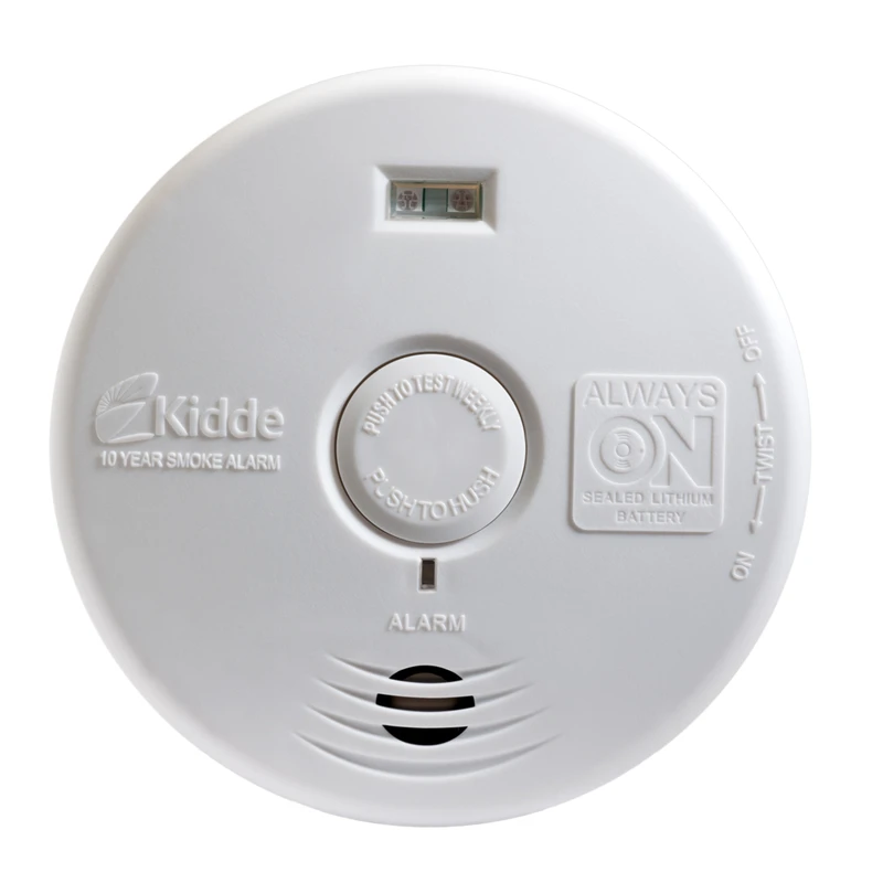 Worry-free Battery-powered Photoelectric Smoke Detector With Safety Light
