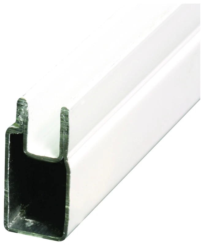 Window Frame, White Aluminum, 3/8 X 25/32 X 94 In.