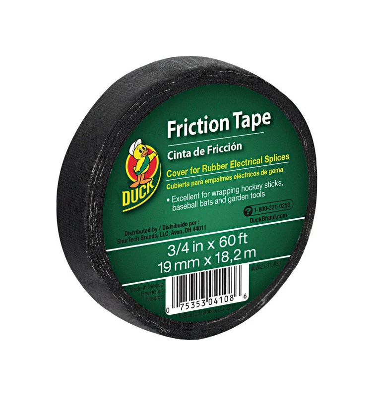 3 Quarter Inch By 60 Foot Black Friction Tape For Electrical Insulation And Protection