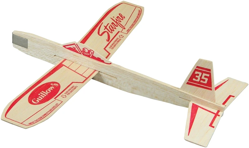 Starfire 12 Inch Balsa Wood Glider Plane - Model 35