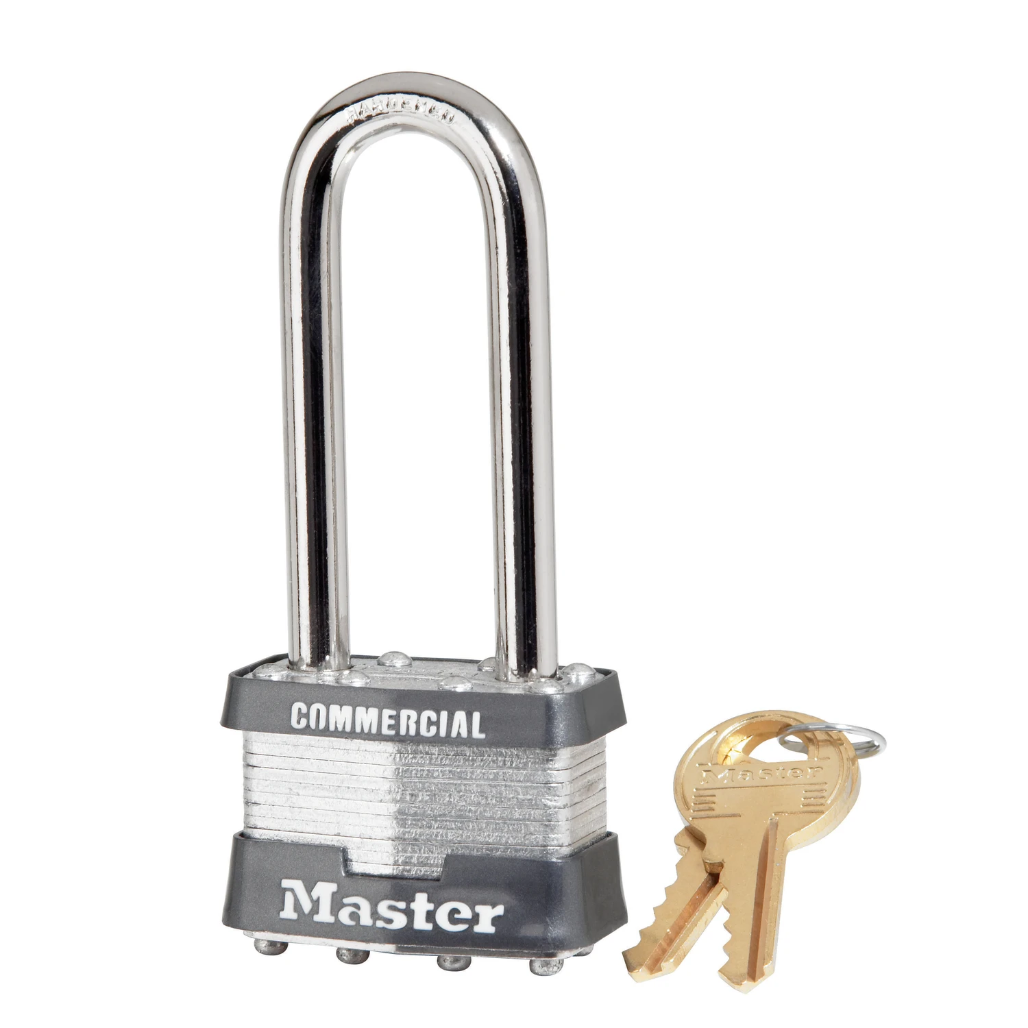 1 And 3 Quarter Inch Keyed Laminated Steel Padlock With 2 And 1 Half Inch Long Shackle