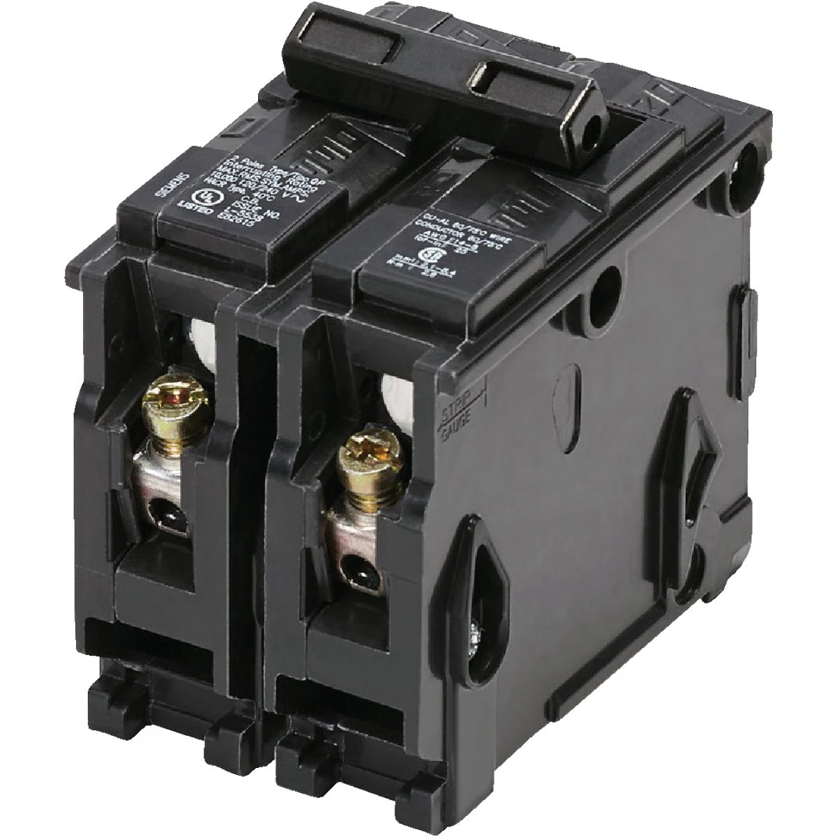 40 Ampere Double Pole Circuit Breaker For Residential Electrical Panels