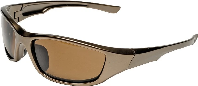 Polarized Brown Frame Safety Glasses With Brown Lenses - Ansi Z87.1 Compliant