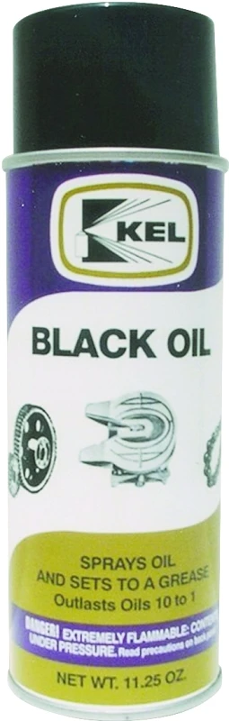 Black Oil Grease Lubricant, 11.25 Ounce Container For Heavy Duty Use