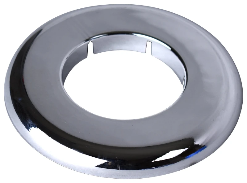Chrome Plated Floor And Ceiling Plate Flange, 1 And 1/2 Inch Iron
