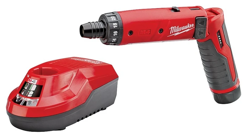 M4 4-volt Lithium-ion Cordless 1/4 In. Hex Screwdriver With Battery Kit