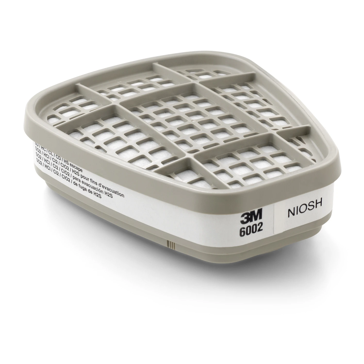 Acid Gas Respirator Cartridge Replacement Gray 2 Pc.