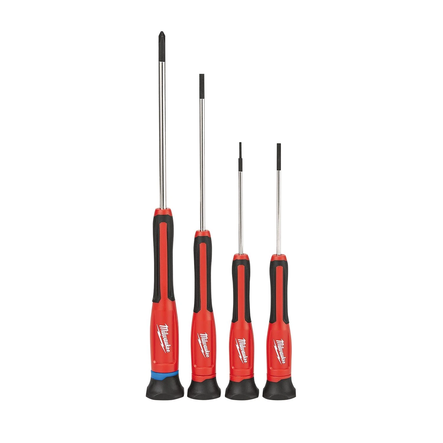 Precision Screwdriver Set 4-piece With All-metal Core And Machined Tips