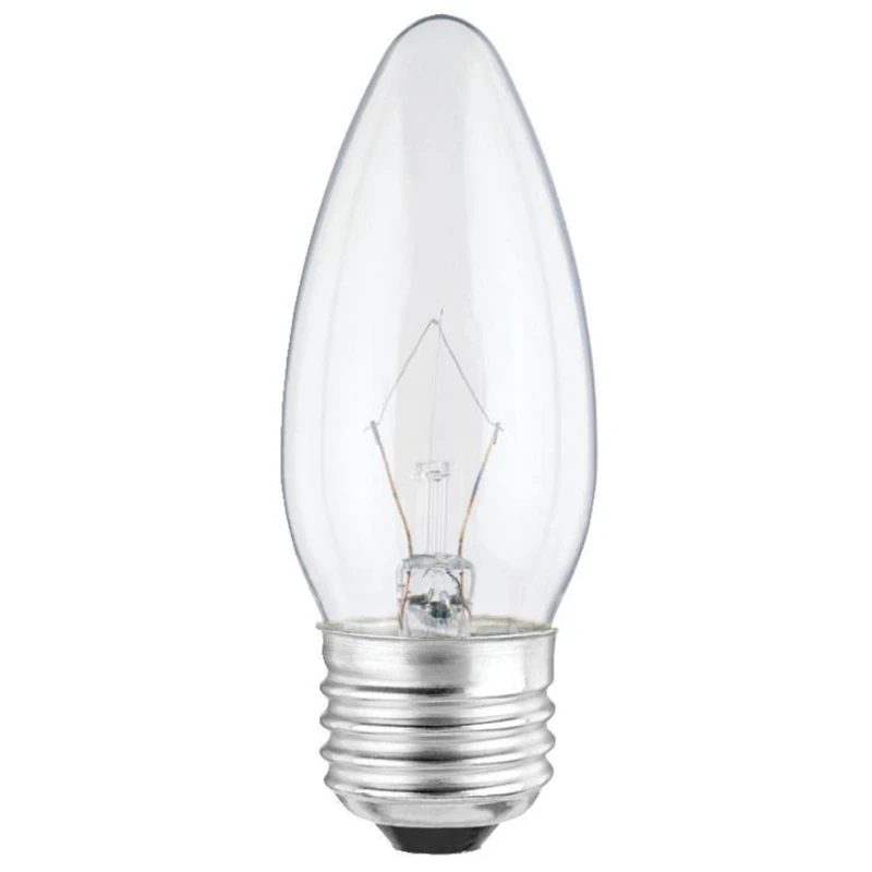 25 Watts B11 Decorative Incandescent Bulb E26 (medium) White 1 Pk