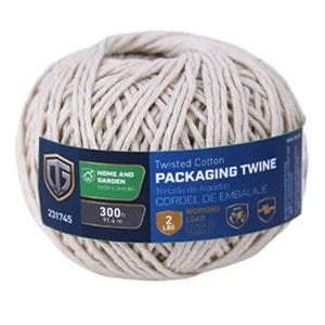 Smooth Braided Cotton Sash Cord, 9/64 Inch Diameter By 48 Feet Length