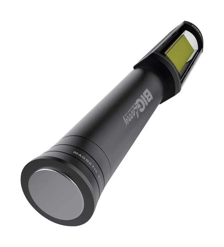 Big Larry 400 Lumens Black Led Cob Flashlight With Aa Battery