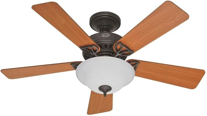 44 Inch Auberville Series Ceiling Fan With Integrated Light Fixture