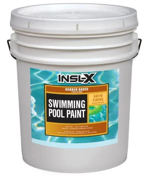 5 Gallon White Rubber Based Pool Paint For Durable And Long-lasting Finish