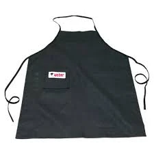 8403 Black Barbecue Apron With Adjustable Neck Strap And Pockets