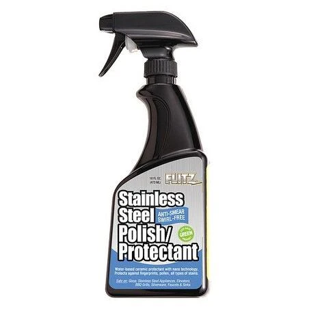 Stainless Steel & Chrome Polish - 16 Ounce Spray Bottle