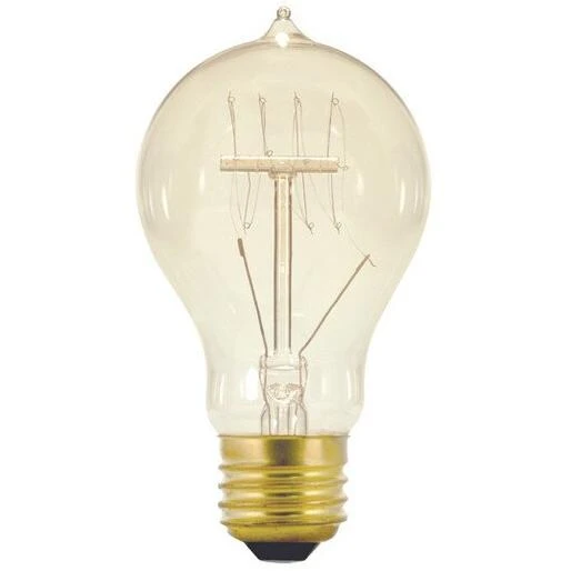 25 Watt 120 Volt A19 Vintage Quad Loop Filament Light Bulb