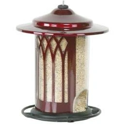Hs3720 Garden Arch Jolly Pop Red - Decorative Tube Bird Feeder